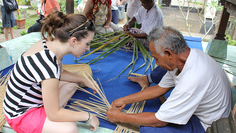 The village tours arranged by Bali Budaya.