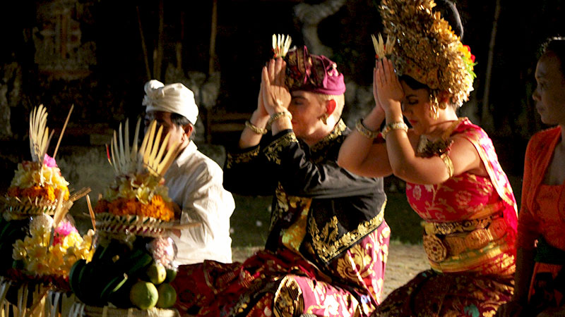 Wedding Blessing Ceremony conducted by Bali Budaya.